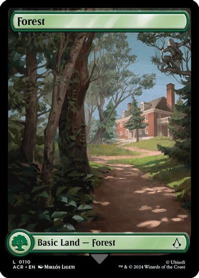 Forest 0110 Universes Beyond: Assassin's Creed Magic card