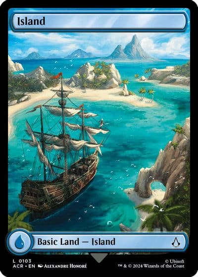 Island 0103 Universes Beyond: Assassin's Creed Magic card