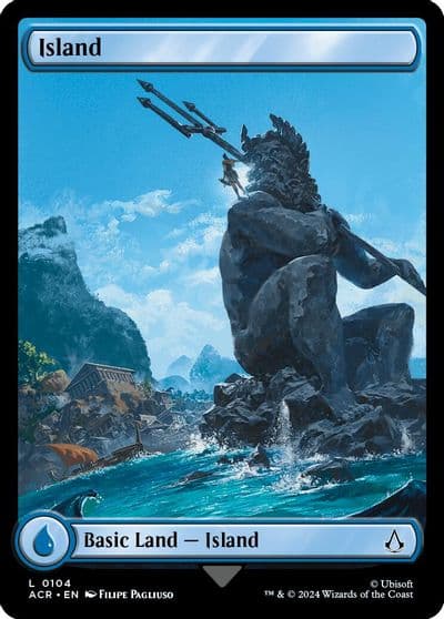 Island 0104 Universes Beyond: Assassin's Creed Magic card