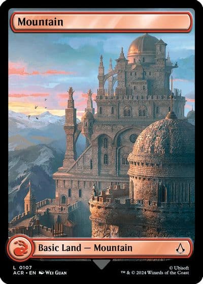 Mountain 0107 Universes Beyond: Assassin's Creed Magic card