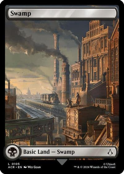Swamp 0105 Universes Beyond: Assassin's Creed Magic card