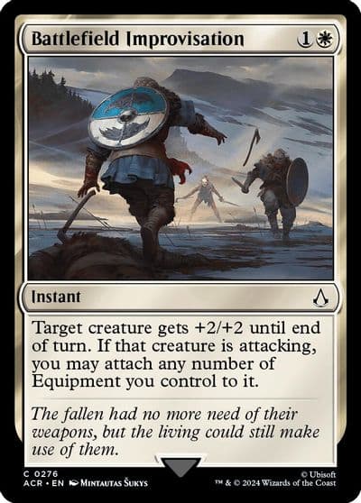 Battlefield Improvisation Universes Beyond: Assassin's Creed Magic card