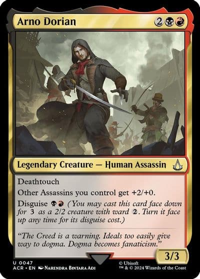 Arno Dorian Universes Beyond: Assassin's Creed Magic card