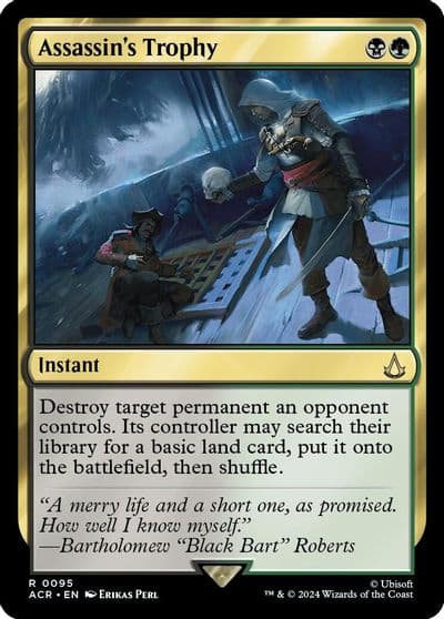 Assassins Trophy Universes Beyond: Assassin's Creed Magic card