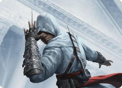 Altair Ibn LaAhad Art Card Art Series: Universes Beyond: Assassin's Creed Magic card