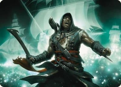 Adewale Breaker of Chains Art Card Art Series: Universes Beyond: Assassin's Creed Magic card