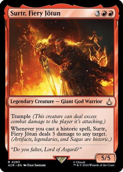 Surtr Fiery Jotun Universes Beyond: Assassin's Creed Magic card