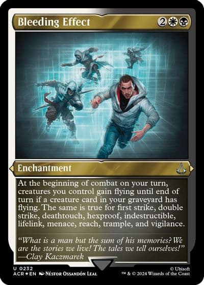 Bleeding Effect Foil Etched Universes Beyond: Assassin's Creed Magic card