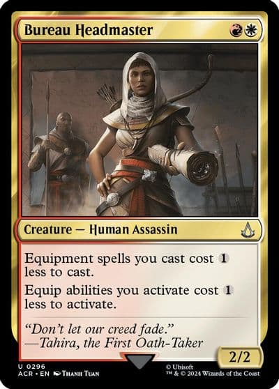 Bureau Headmaster Universes Beyond: Assassin's Creed Magic card