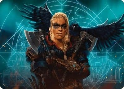 Eivor Wolf Kissed Art Card Art Series: Universes Beyond: Assassin's Creed Magic card