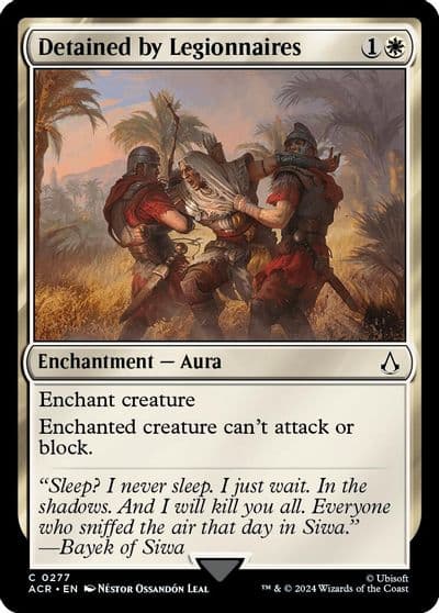 Detained by Legionnaires Universes Beyond: Assassin's Creed Magic card
