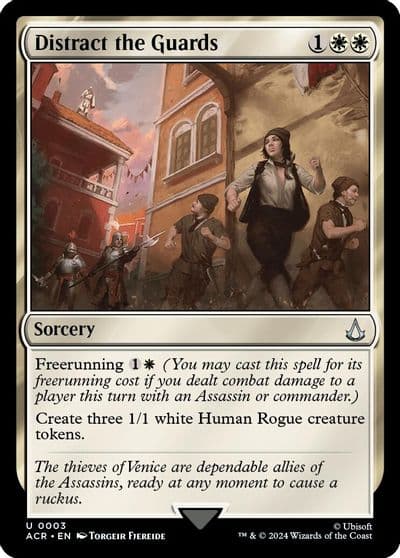 Distract the Guards Universes Beyond: Assassin's Creed Magic card