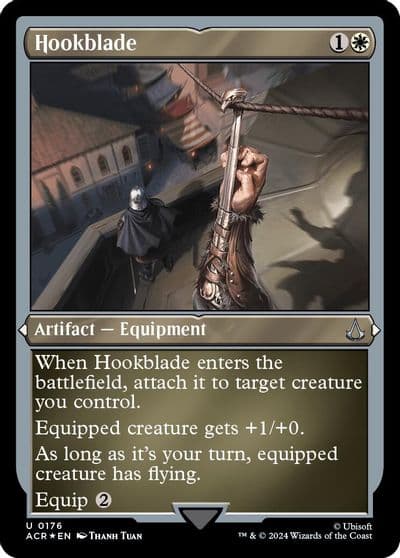 Hookblade Foil Etched Universes Beyond: Assassin's Creed Magic card