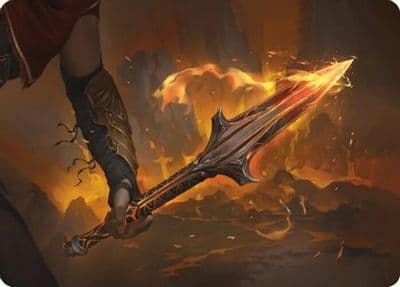 The Spear of Leonidas Art Card Art Series: Universes Beyond: Assassin's Creed Magic card