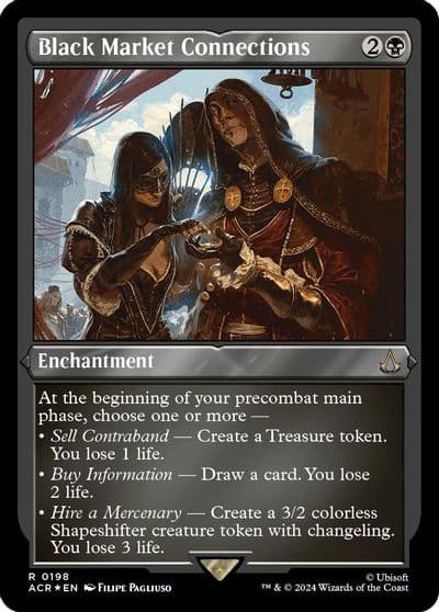 Black Market Connections Foil Etched Universes Beyond: Assassin's Creed Magic card