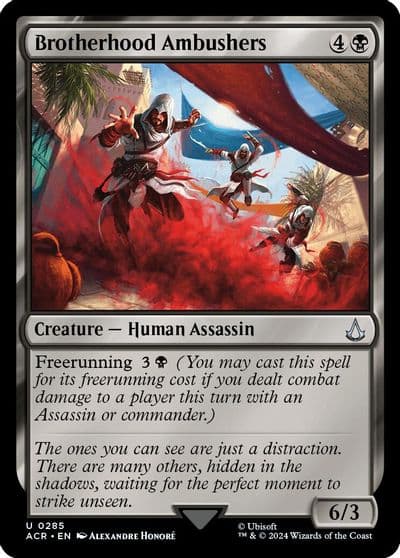 Brotherhood Ambushers Universes Beyond: Assassin's Creed Magic card