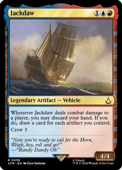 Jackdaw Universes Beyond: Assassin's Creed Magic card