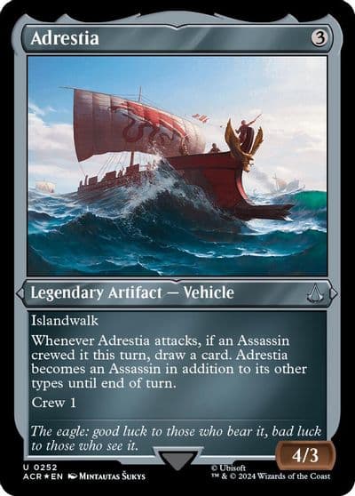 Adrestia Foil Etched Universes Beyond: Assassin's Creed Magic card