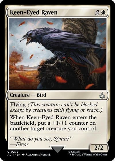 Keen Eyed Raven Universes Beyond: Assassin's Creed Magic card