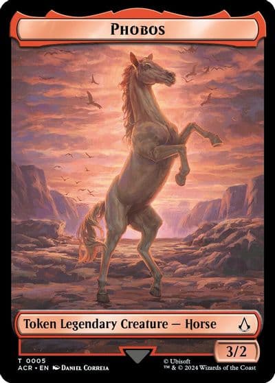 Phobos Token Universes Beyond: Assassin's Creed Magic card