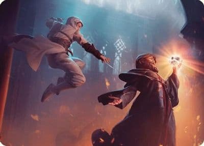Mortify Art Card Art Series: Universes Beyond: Assassin's Creed Magic card
