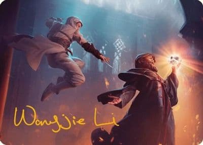 Mortify Art Card Gold Stamped Signature Art Series: Universes Beyond: Assassin's Creed Magic card