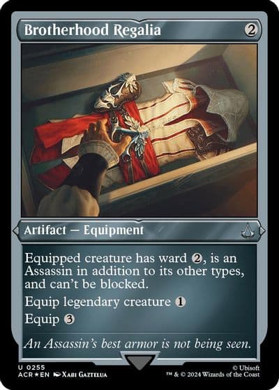 Brotherhood Regalia Foil Etched Universes Beyond: Assassin's Creed Magic card