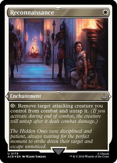 Reconnaissance Foil Etched Universes Beyond: Assassin's Creed Magic card
