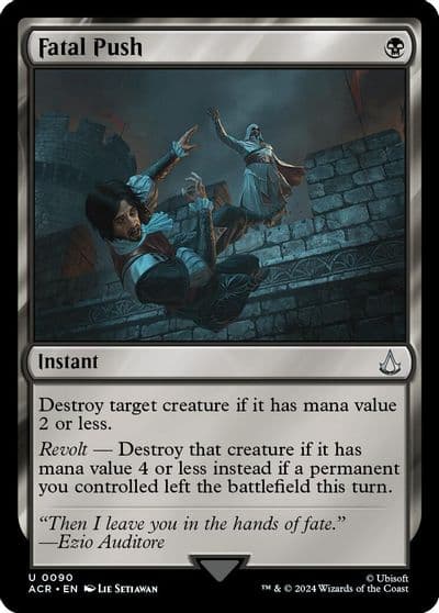 Fatal Push Universes Beyond: Assassin's Creed Magic card
