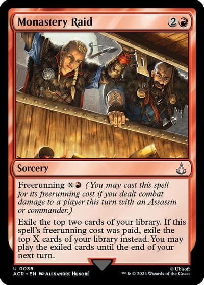 Monastery Raid Universes Beyond: Assassin's Creed Magic card