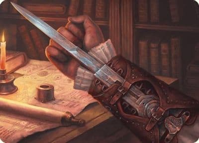 Hidden Blade Art Card Art Series: Universes Beyond: Assassin's Creed Magic card