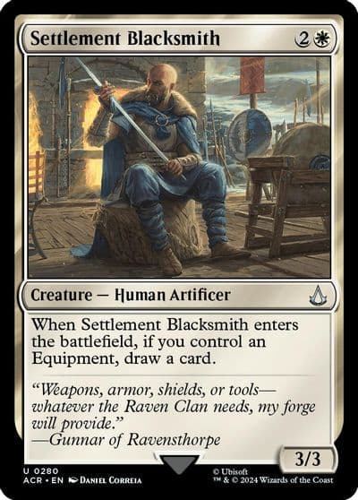 Settlement Blacksmith Universes Beyond: Assassin's Creed Magic card