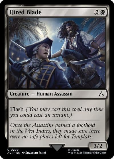 Hired Blade Universes Beyond: Assassin's Creed Magic card