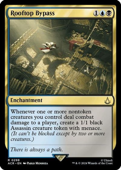 Rooftop Bypass Universes Beyond: Assassin's Creed Magic card