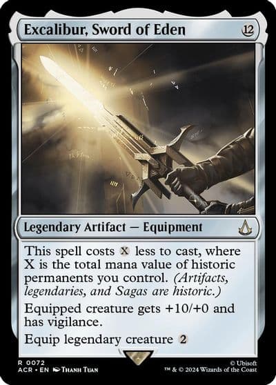 Excalibur Sword of Eden Universes Beyond: Assassin's Creed Magic card