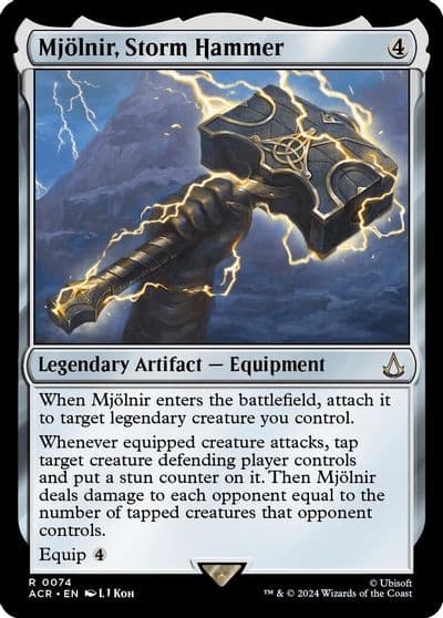 Mjolnir Storm Hammer Universes Beyond: Assassin's Creed Magic card