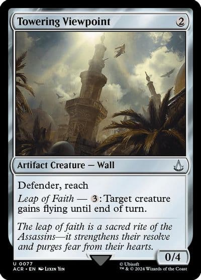Towering Viewpoint Universes Beyond: Assassin's Creed Magic card