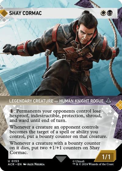 Shay Cormac Showcase Universes Beyond: Assassin's Creed Magic card