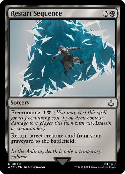 Restart Sequence Universes Beyond: Assassin's Creed Magic card