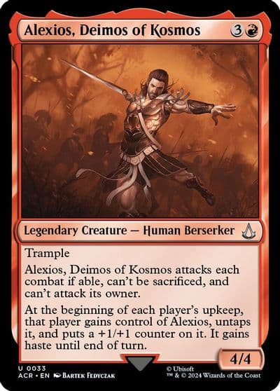 Alexios Deimos of Kosmos Universes Beyond: Assassin's Creed Magic card