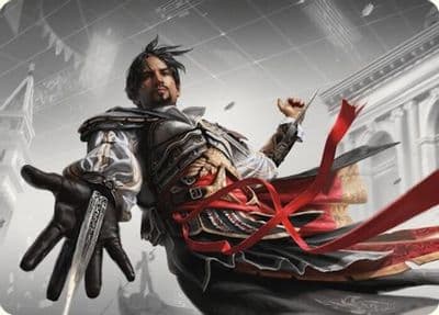 Ezio Auditore da Firenze Art Card Art Series: Universes Beyond: Assassin's Creed Magic card