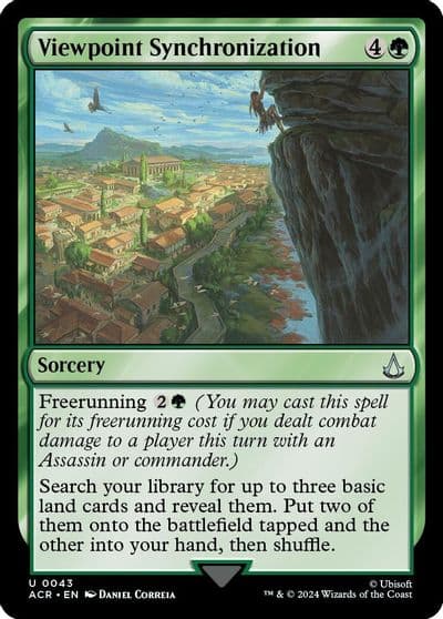 Viewpoint Synchronization Universes Beyond: Assassin's Creed Magic card