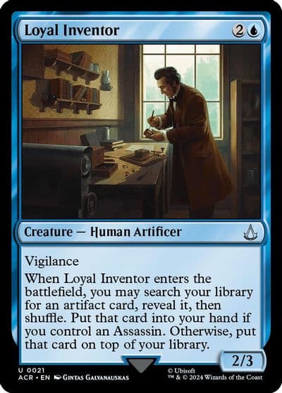 Loyal Inventor Universes Beyond: Assassin's Creed Magic card