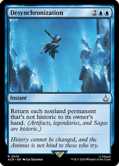 Desynchronization Universes Beyond: Assassin's Creed Magic card