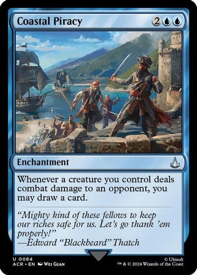 Coastal Piracy Universes Beyond: Assassin's Creed Magic card