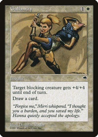 Gallantry Tempest Magic card