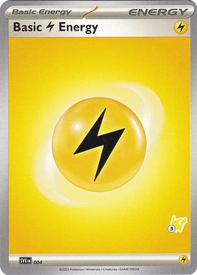 Basic Lightning Energy - Pikachu 3 Battle Academy 2024 Pokemon card