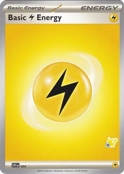 Basic Lightning Energy - Pikachu 12 Battle Academy 2024 Pokemon card