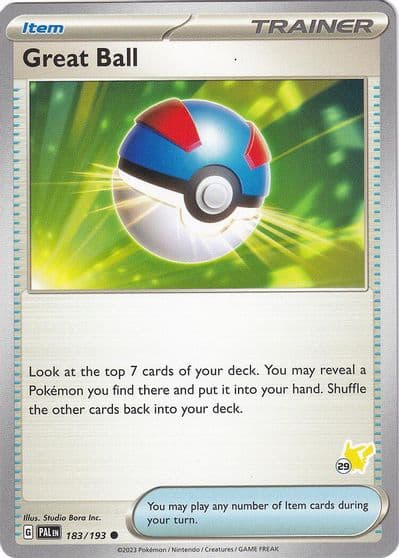 Great Ball - Pikachu 29 Battle Academy 2024 Pokemon card