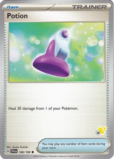 Potion - Pikachu 18 Battle Academy 2024 Pokemon card